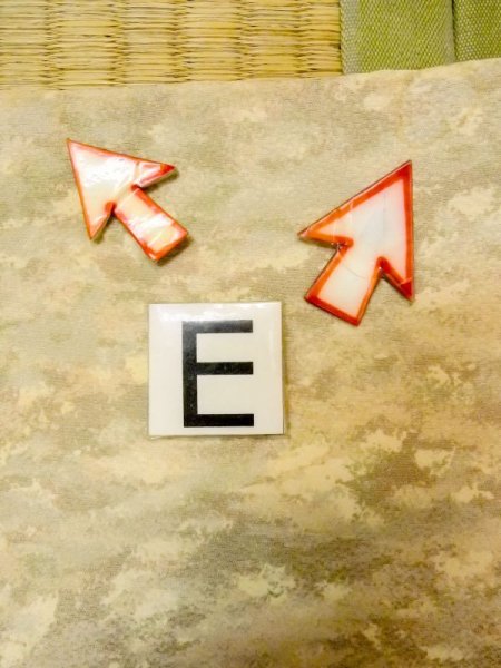 Photo18: N0209K Vintage Japanese women  Pale Brown HAORI short jacket / Silk. Abstract pattern   (Grade C) (18)