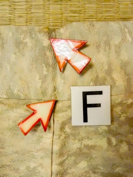 Photo19: N0209K Vintage Japanese women  Pale Brown HAORI short jacket / Silk. Abstract pattern   (Grade C) (19)