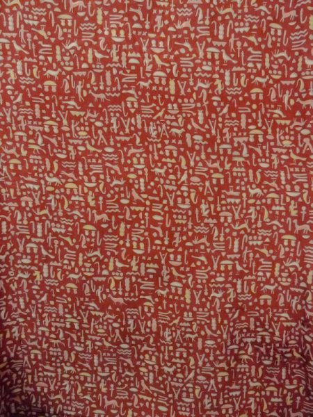 Photo4: N0209L Vintage Japanese women   Brown HAORI short jacket / Silk. Bird,   (Grade B) (4)