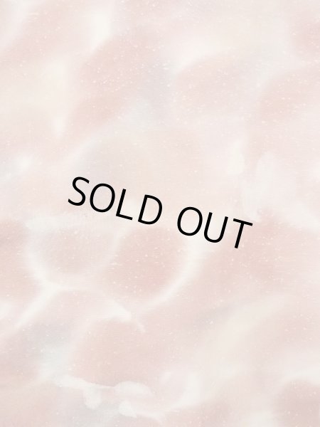 Photo3: N0209M Vintage Japanese women Pale Grayish Pink HAORI short jacket / Silk. Flower,   (Grade B) (3)