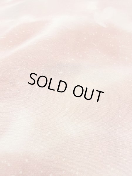 Photo8: N0209M Vintage Japanese women Pale Grayish Pink HAORI short jacket / Silk. Flower,   (Grade B) (8)