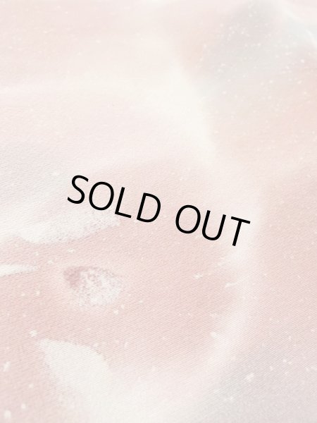 Photo10: N0209M Vintage Japanese women Pale Grayish Pink HAORI short jacket / Silk. Flower,   (Grade B) (10)