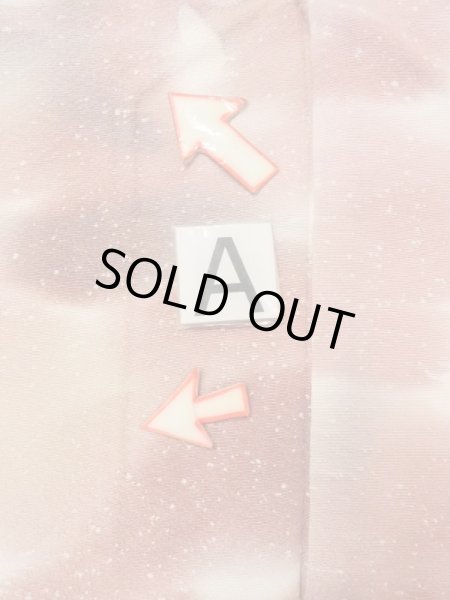 Photo14: N0209M Vintage Japanese women Pale Grayish Pink HAORI short jacket / Silk. Flower,   (Grade B) (14)