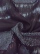 Photo12: N0209N Vintage Japanese women   Black HAORI short jacket / Silk. Dot,   (Grade D) (12)