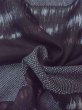 Photo11: N0209N Vintage Japanese women   Black HAORI short jacket / Silk. Dot,   (Grade D) (11)