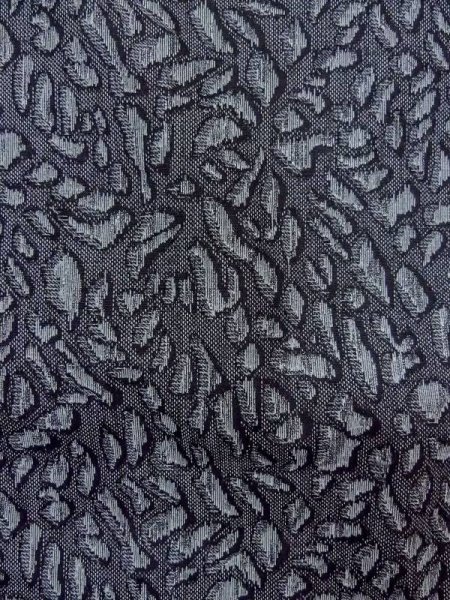 Photo7: N0209Q Vintage Japanese women   Gray HAORI short jacket / Silk. Abstract pattern   (Grade B) (7)