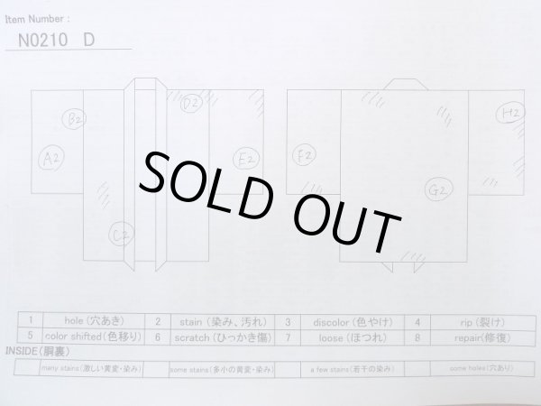 Photo13: N0210D Antique Japanese women  Shiny Pink HAORI short jacket / Silk. UME plum bloom,   (Grade B) (13)