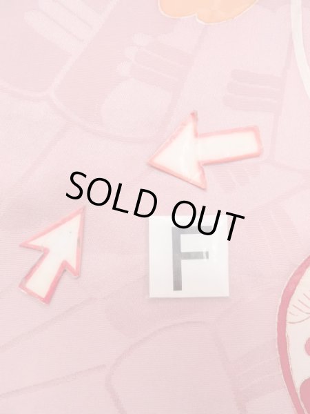 Photo19: N0210D Antique Japanese women  Shiny Pink HAORI short jacket / Silk. UME plum bloom,   (Grade B) (19)