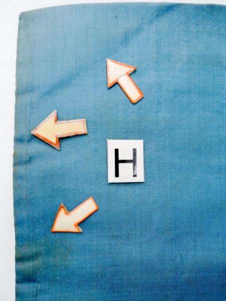 Photo14: N0216F Vintage Japanese Kimono Grayish Greenish Light Blue NAGOYA OBI sash Flower Silk. (Grade D) (14)