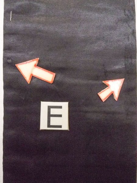 Photo11: N0216O Vintage Japanese Kimono   Black NAGOYA OBI sash Bamboo leaf Silk. (Grade C) (11)