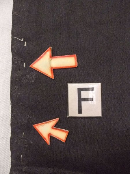 Photo12: N0216O Vintage Japanese Kimono   Black NAGOYA OBI sash Bamboo leaf Silk. (Grade C) (12)