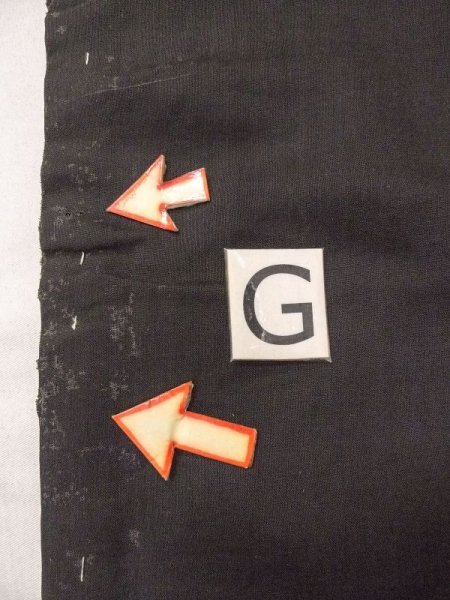 Photo13: N0216O Vintage Japanese Kimono   Black NAGOYA OBI sash Bamboo leaf Silk. (Grade C) (13)