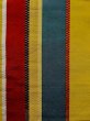 Photo3: N0216S Vintage Japanese Kimono  Vivid Yellow NAGOYA OBI sash Stripes Silk. (Grade C) (3)