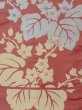 Photo3: N0216W Vintage Japanese Kimono Pale Grayish Red NAGOYA OBI sash KIRI paulownia Silk. (Grade C) (3)