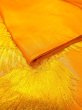 Photo18: N0227J Vintage Japanese Kimono  Shiny Orange FUKURO OBI sash Phoenix Silk. (Grade B) (18)