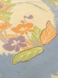 Photo7: N0227S Vintage Japanese Kimono   Yellowish Green FUKURO OBI sash Peony Silk. (Grade C) (7)