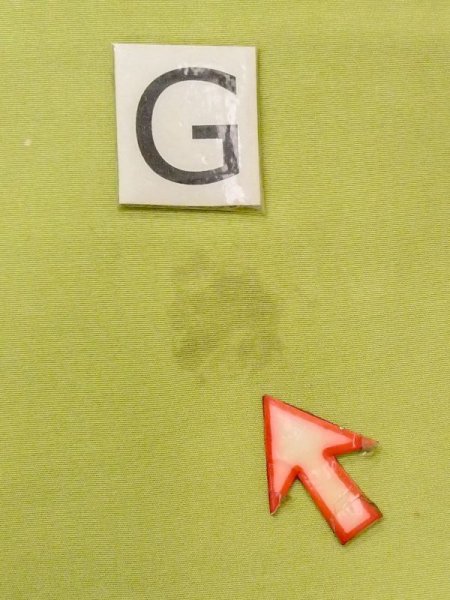 Photo18: N0227S Vintage Japanese Kimono   Yellowish Green FUKURO OBI sash Peony Silk. (Grade C) (18)