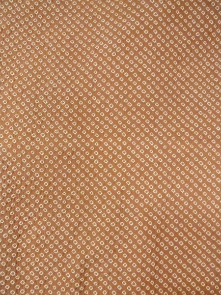 Photo3: N0305A Vintage Japanese women   Brown HAORI short jacket / Silk. Dapple pattern   (Grade C) (3)