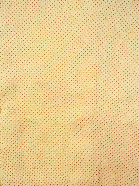 Photo3: Mint N0305D Vintage Japanese women  Pale Yellow HAORI short jacket / Silk. Dot   (Grade A) (3)