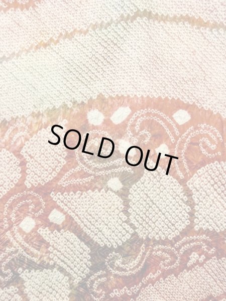 Photo4: Mint N0305H Vintage Japanese women   Multi Color HAORI short jacket / Silk. Flower,   (Grade A) (4)