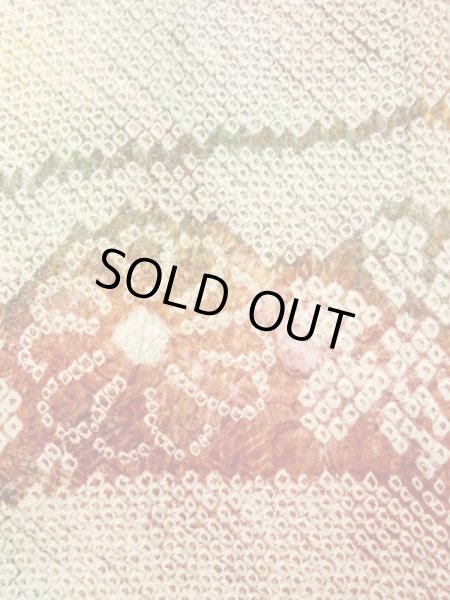 Photo5: Mint N0305H Vintage Japanese women   Multi Color HAORI short jacket / Silk. Flower,   (Grade A) (5)