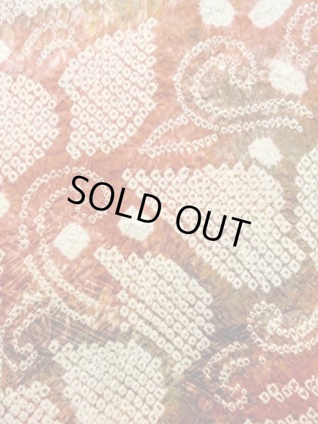 Photo6: Mint N0305H Vintage Japanese women   Multi Color HAORI short jacket / Silk. Flower,   (Grade A) (6)