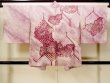 Photo2: Mint N0305K Vintage Japanese women   Wisteria HAORI short jacket / Silk. Flower,   (Grade A) (2)
