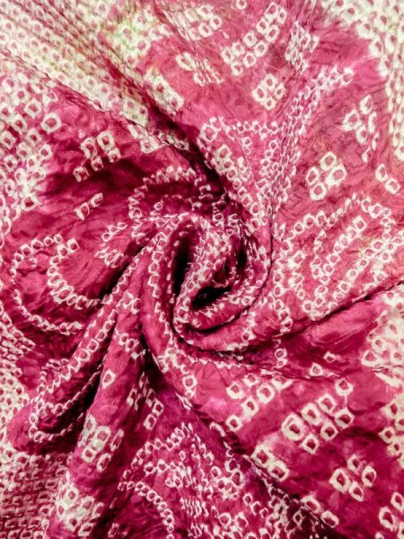 Photo11: Mint N0305K Vintage Japanese women   Wisteria HAORI short jacket / Silk. Flower,   (Grade A) (11)