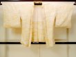 Photo1: Mint N0305M Vintage Japanese women  Pale Yellow HAORI short jacket / Silk. Mountain   (Grade A) (1)