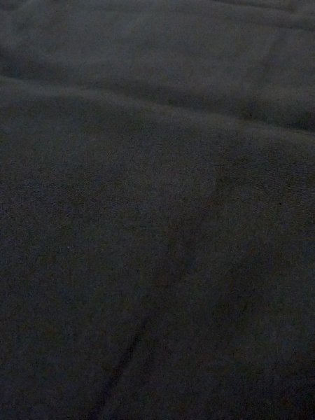 Photo6: Mint N0305S Vintage Japanese   Black Men's Haori / Silk.    (Grade D) (6)