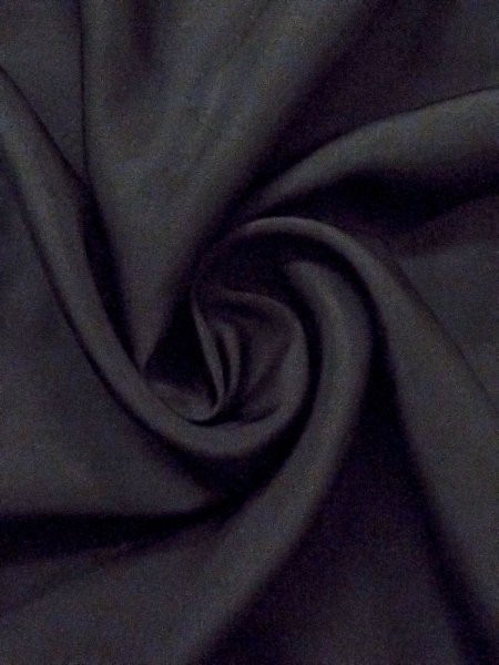 Photo7: Mint N0305S Vintage Japanese   Black Men's Haori / Silk.    (Grade D) (7)