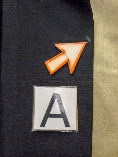 Photo9: Mint N0305S Vintage Japanese   Black Men's Haori / Silk.    (Grade D) (9)