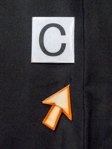 Photo11: Mint N0305S Vintage Japanese   Black Men's Haori / Silk.    (Grade D) (11)