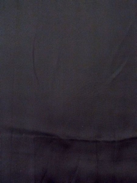 Photo5: Mint N0305T Vintage Japanese   Black Men's Haori / Silk.    (Grade C) (5)