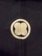 Photo3: Mint N0305Y Vintage Japanese   Black Men's Haori / Silk.    (Grade C) (3)