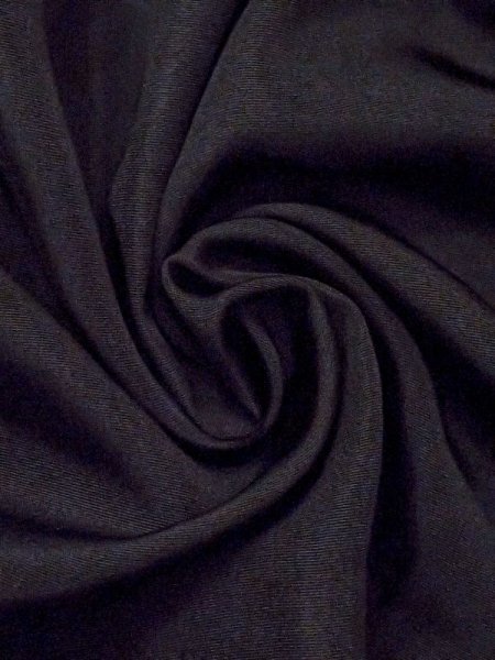 Photo9: Mint N0305Y Vintage Japanese   Black Men's Haori / Silk.    (Grade C) (9)