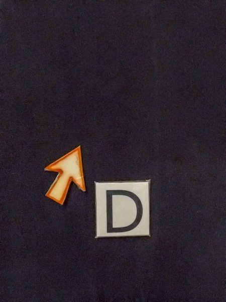 Photo15: Mint N0305Y Vintage Japanese   Black Men's Haori / Silk.    (Grade C) (15)