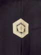 Photo3: Mint N0305Z Vintage Japanese   Black Men's Haori / Silk.    (Grade C) (3)