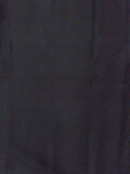 Photo4: N0306B Vintage Japanese   Black Men's Haori / Silk.    (Grade D) (4)