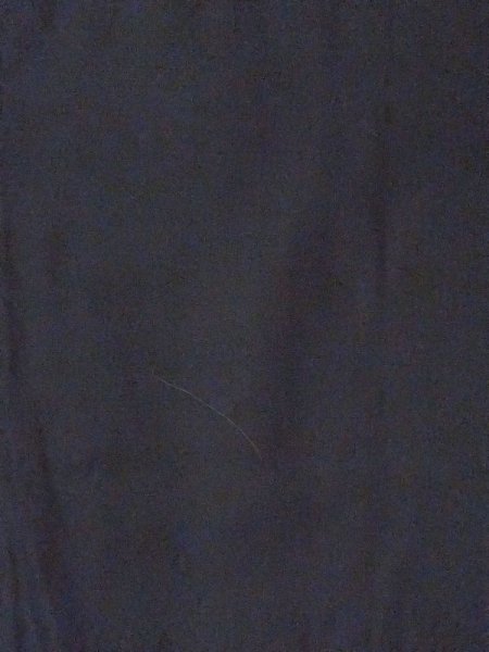 Photo4: N0306D Vintage Japanese   Black Men's Haori / Silk.    (Grade C) (4)