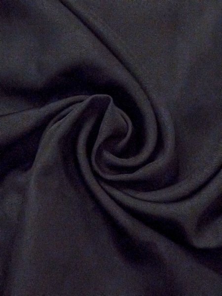 Photo8: N0306D Vintage Japanese   Black Men's Haori / Silk.    (Grade C) (8)