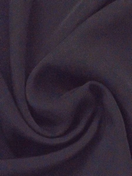 Photo9: N0312J Vintage Japanese women   Black MONTSUKI crests / Silk.    (Grade B) (9)