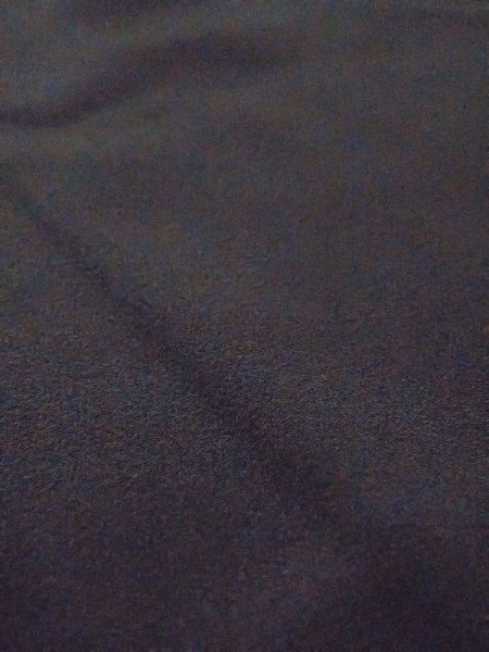 Photo7: N0312L Vintage Japanese women   Black MONTSUKI crests / Silk.    (Grade C) (7)