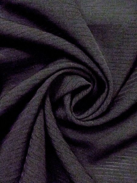 Photo8: N0312P Vintage Japanese women   Black MONTSUKI crests / Silk.    (Grade C) (8)