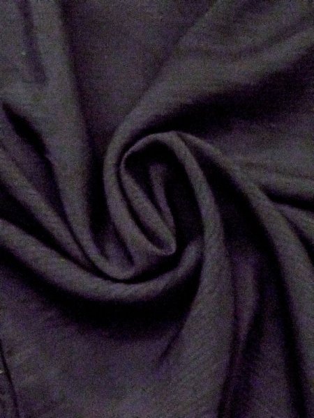 Photo9: N0312Q Vintage Japanese women   Black MONTSUKI crests / Silk.    (Grade C) (9)