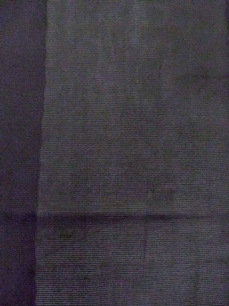 Photo4: N0312W Vintage Japanese women   Black MONTSUKI crests / Silk.    (Grade D) (4)