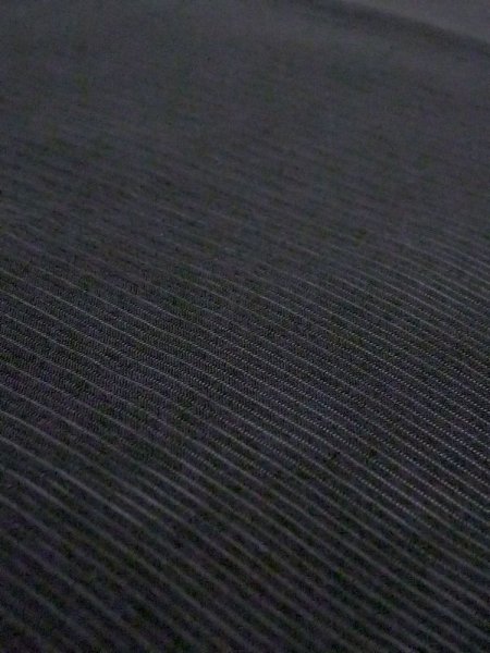 Photo7: N0312X Vintage Japanese women   Black MONTSUKI crests / Silk.    (Grade C) (7)