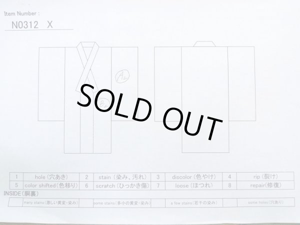 Photo10: N0312X Vintage Japanese women   Black MONTSUKI crests / Silk.    (Grade C) (10)