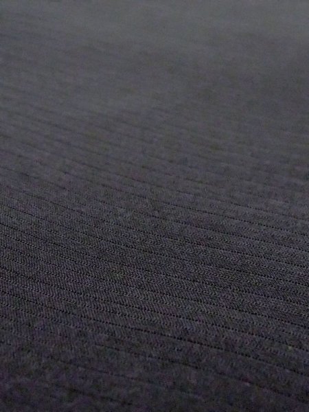 Photo7: N0312Z Vintage Japanese women   Black MONTSUKI crests / Silk.    (Grade C) (7)