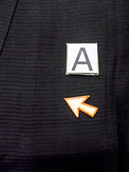 Photo11: N0313C Vintage Japanese women   Black MONTSUKI crests / Silk.    (Grade C) (11)